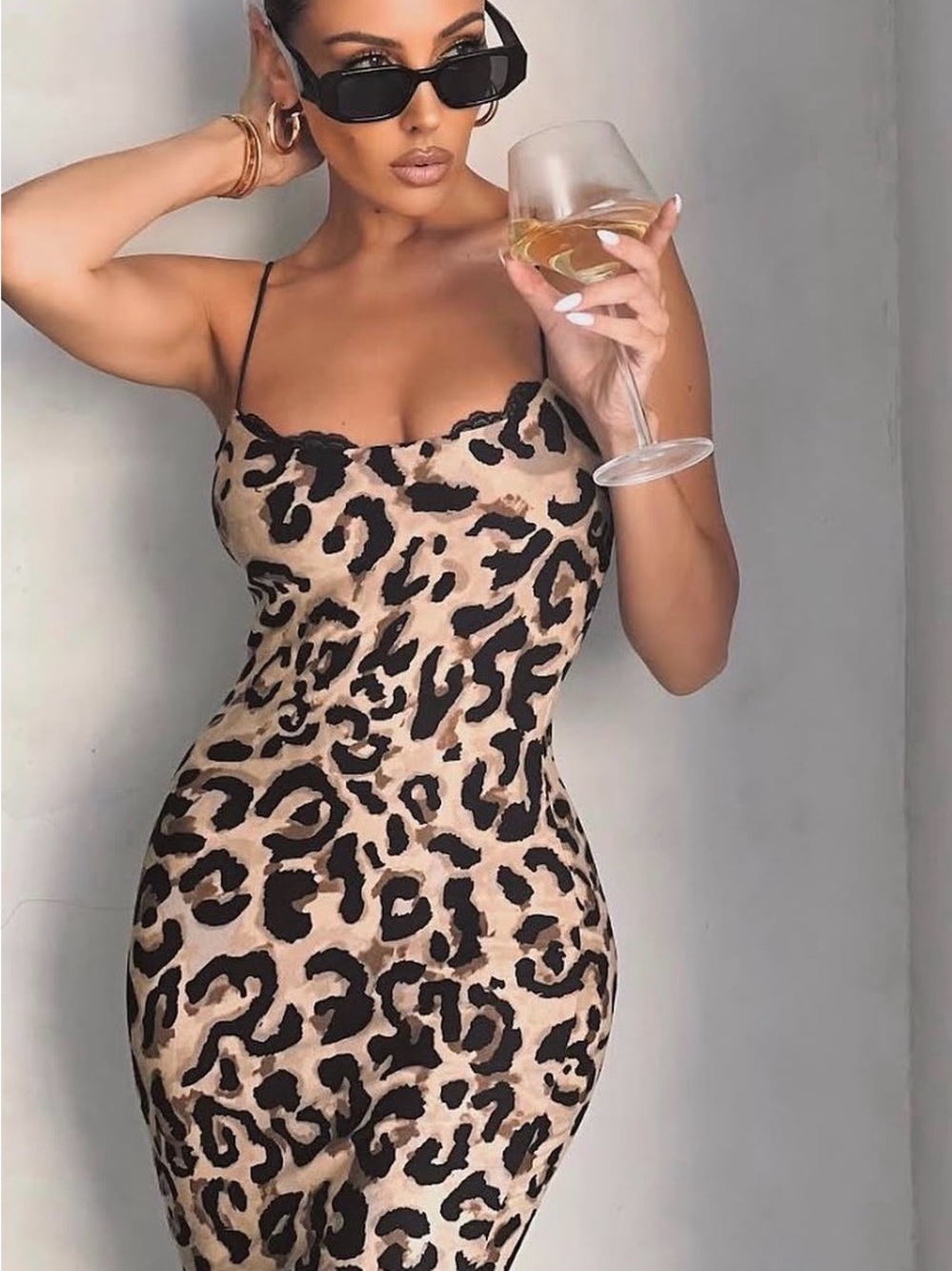 JLuxLabel Leopard Dress